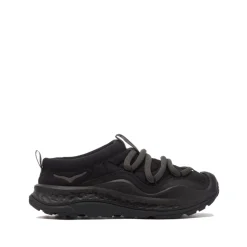 Black Sneakers with Inset Design