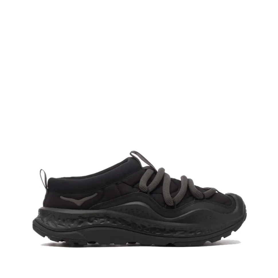 Black Sneakers with Inset Design