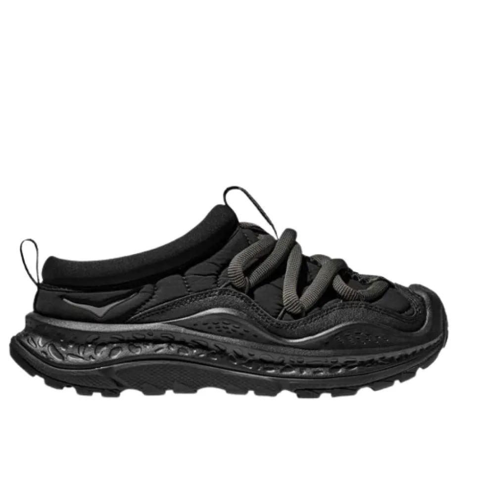 Black Sneakers with Inset Design