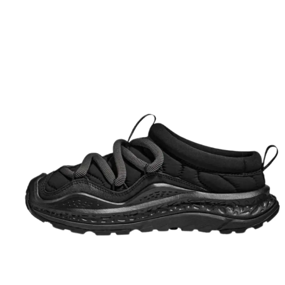 Black Sneakers with Inset Design