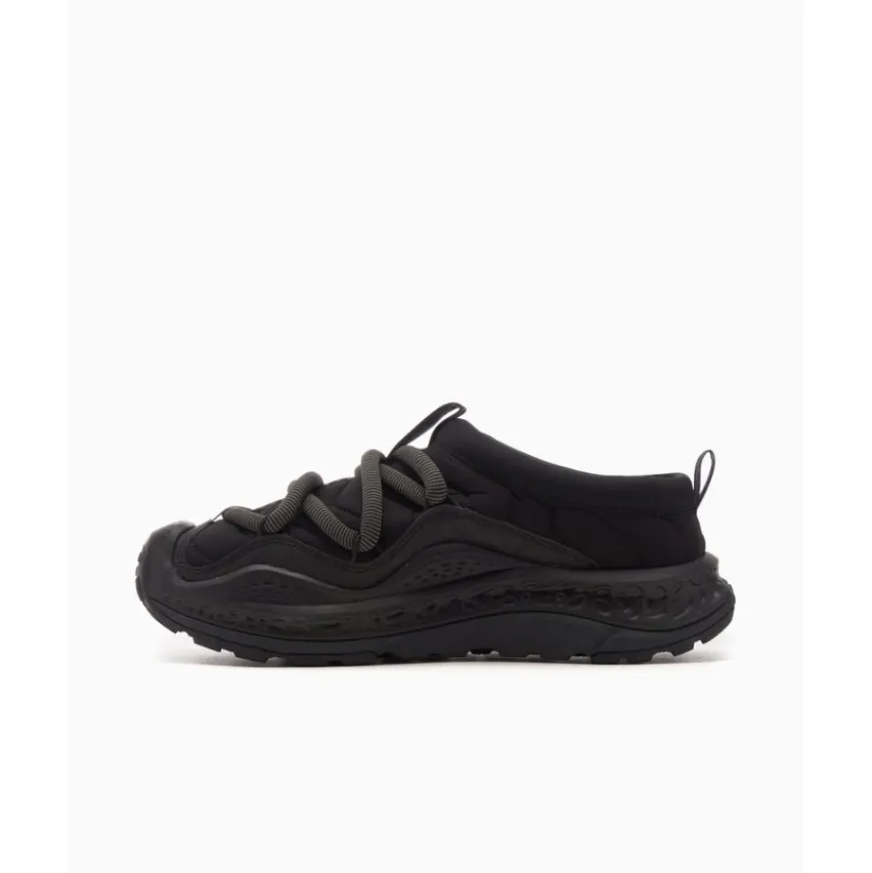 Black Sneakers with Inset Design