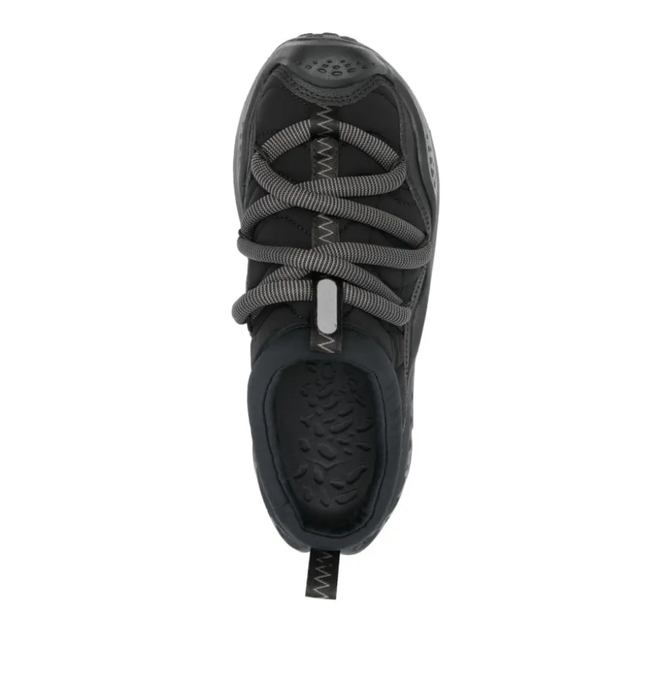 Black Sneakers with Padded Design