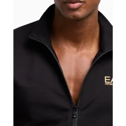 Black Sporty Tracksuit Set