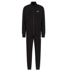 Black Sporty Tracksuit Set