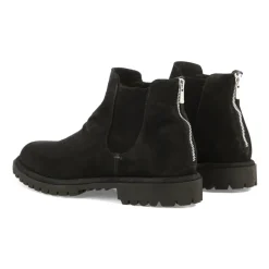 Black Suede Ankle Boots for Men