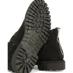 Black Suede Ankle Boots for Men