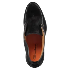 Black Suede Leather Men's Boots