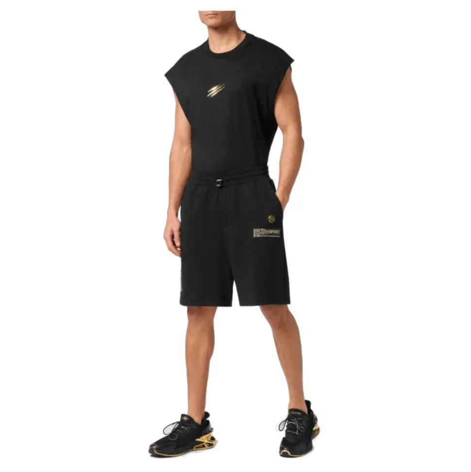Black Sweat Shorts PAECMJT2601STE003N0294