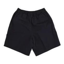 Black Twill Relaxed Short Pants