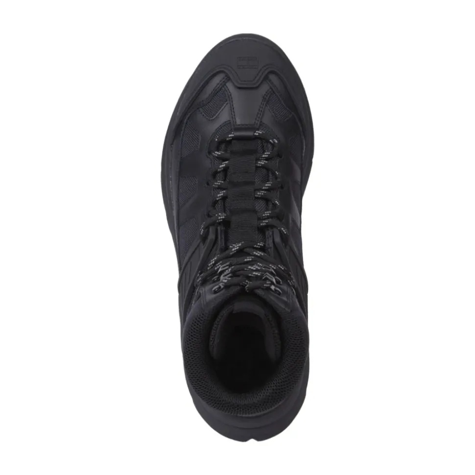 Black Urban Hybrid Ankle Boots