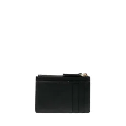 Black Wallet with Zip Card Case