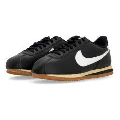 Black/White/Gum Low Cut Sneakers