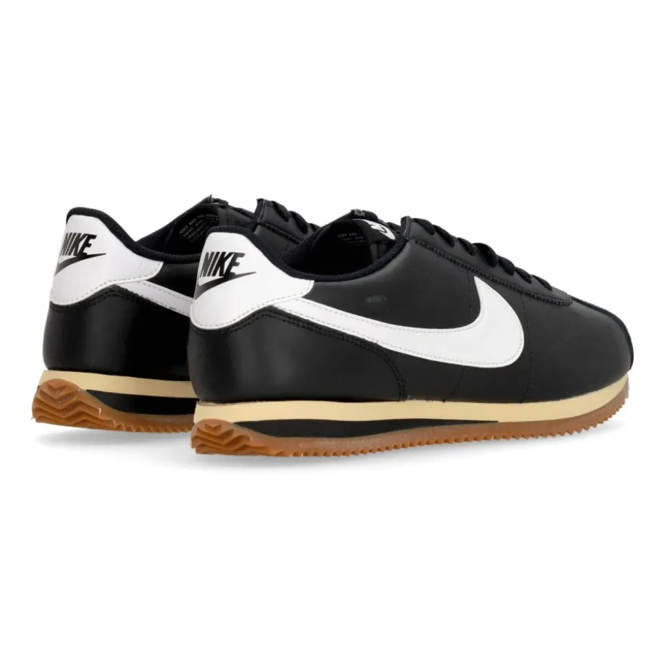 Black/White/Gum Low Cut Sneakers