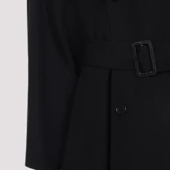Black Wool Coat AW25