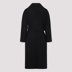 Black Wool Coat AW25