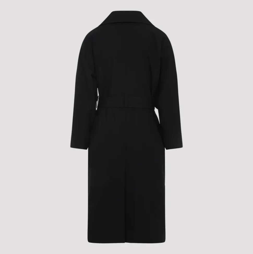 Black Wool Coat AW25