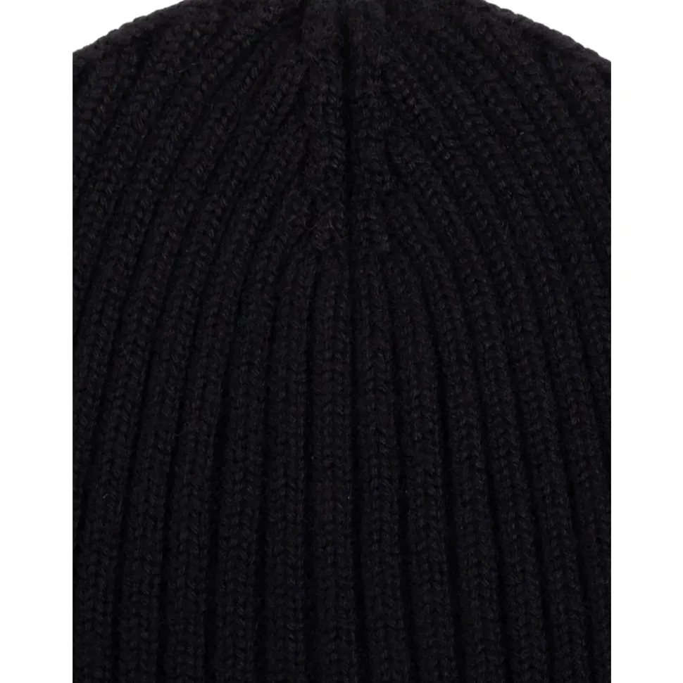 Black Wool Kids Hat Stylish Design