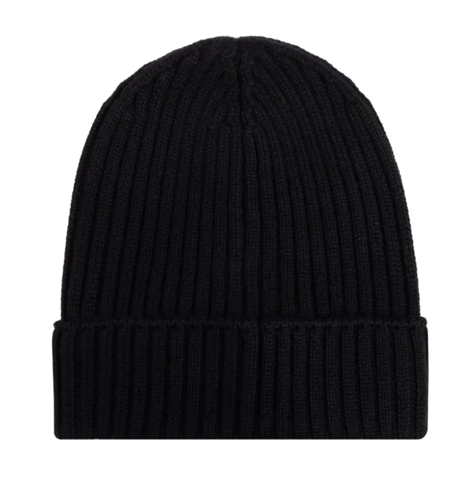 Black Wool Kids Hat Stylish Design