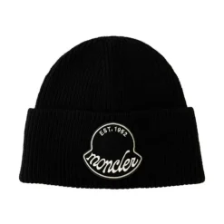 Black Wool Winter Hat