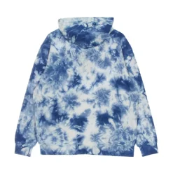 Blue Acid Wash Hoodie Long Sleeve