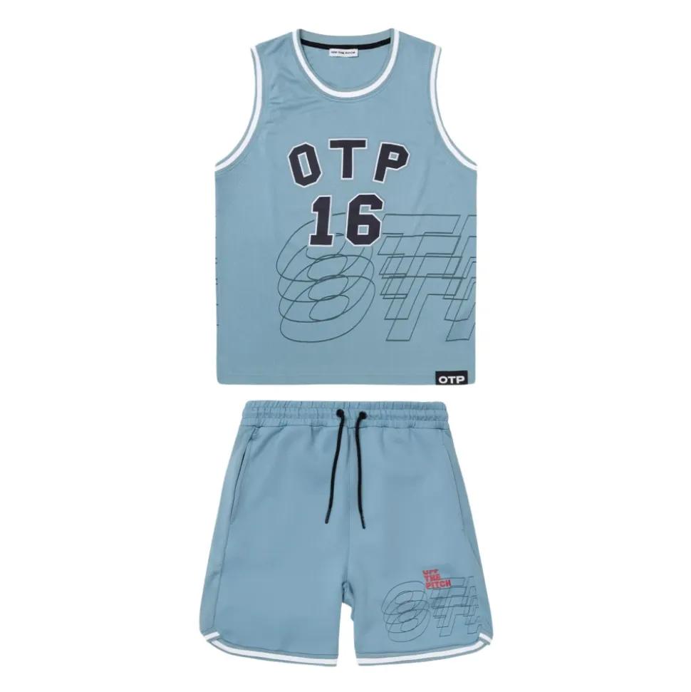 Blue Basketball Summer Set Men