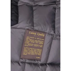 Blue Beaver Wool Cashmere Down Jacket