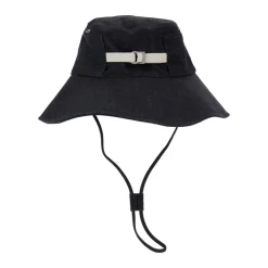 Blue Bucket Hat with Logo Lettering
