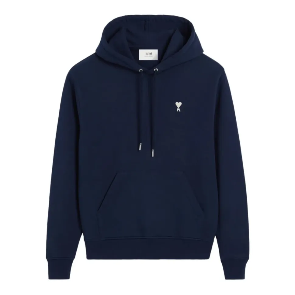 Blue Casual Cotton Sweatshirt