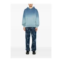Blue Cotton Men's Sweater