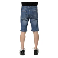 Blue Denim Bermuda Shorts