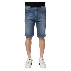 Blue Denim Bermuda Shorts