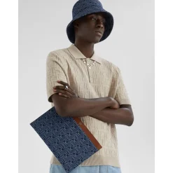 Blue Denim Bucket Hat Made in Italy