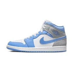 Blue Grey Mid Sneakers