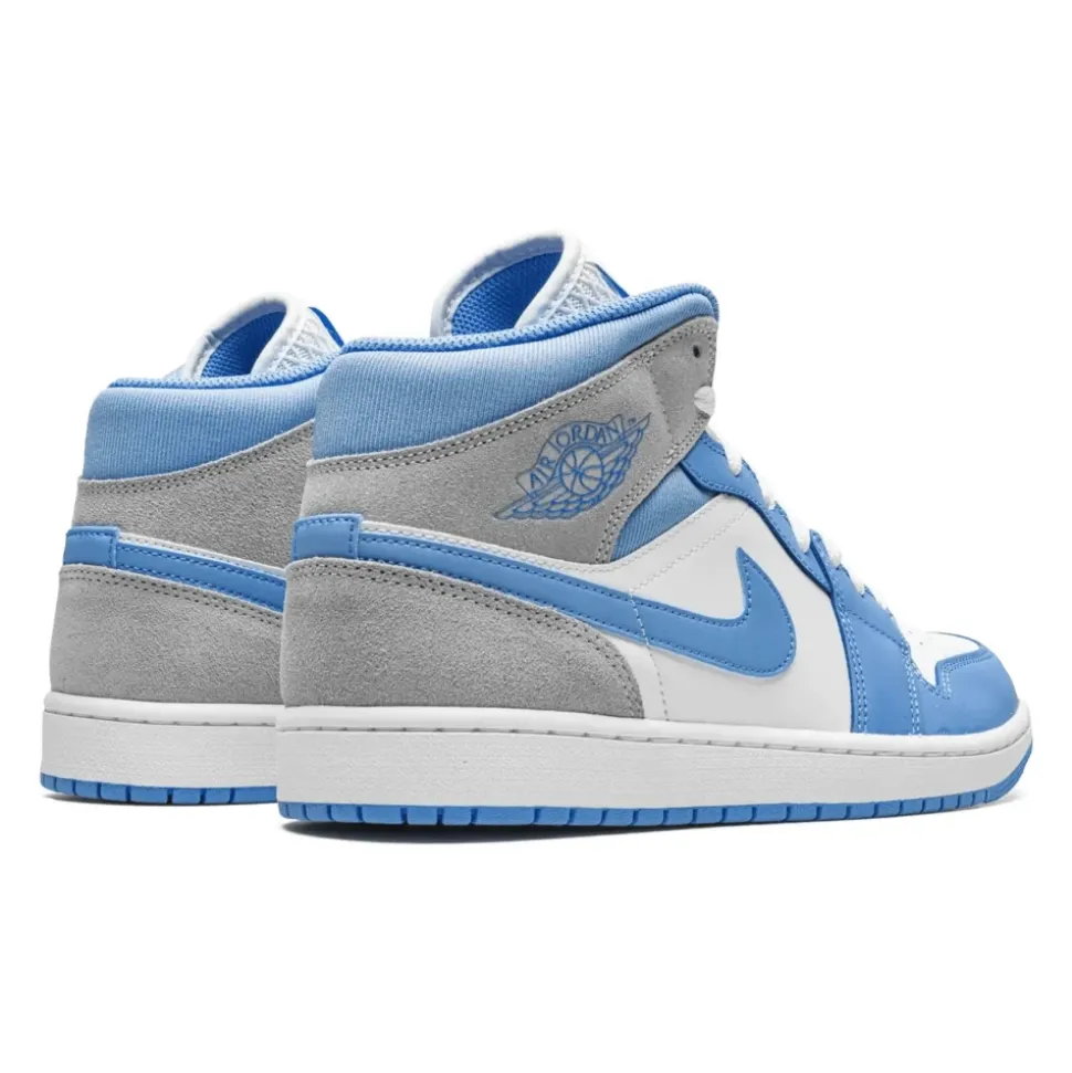 Blue Grey Mid Sneakers