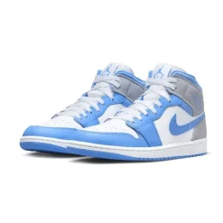 Blue Grey Mid Sneakers