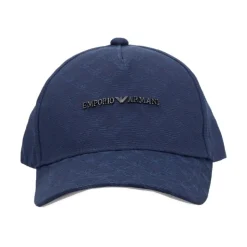 Blue Hats & Beanies by Emporio Armani