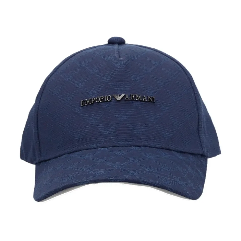 Blue Hats & Beanies by Emporio Armani