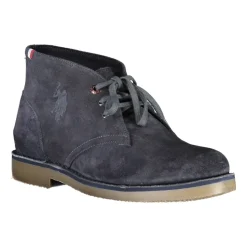 Blue Lace-Up Boots Mens Footwear