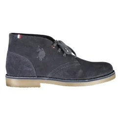 Blue Lace-Up Boots Mens Footwear