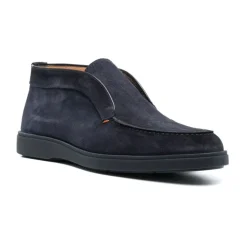Blue Leather Sandals for Men