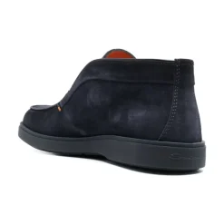 Blue Leather Sandals for Men