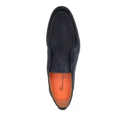Blue Leather Sandals for Men