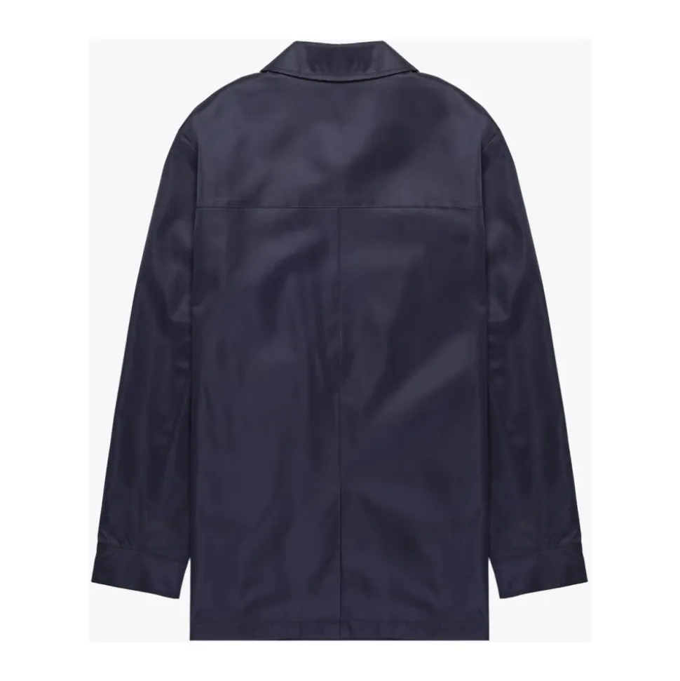 Blue Men's Trench Coat
