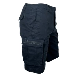 Blue Military Bermuda Shorts BE263CT3533