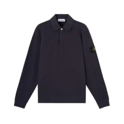 Blue Polo Sweatshirt in Heavy Cotton