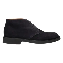 Blue suede Desert boots