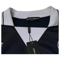Blue White Milano Long Sleeve Jersey T-shirt