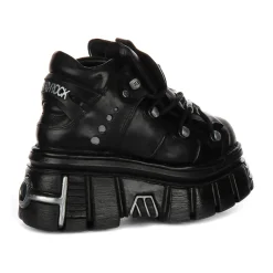 Bold Tower Platform Shoes in Black