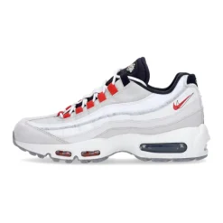 Bone Red Black Low Sneaker