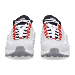 Bone Red Black Low Sneaker